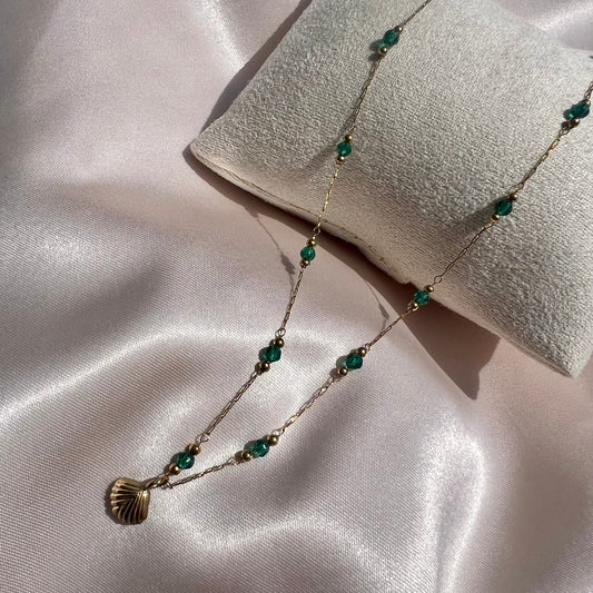 Celeste Shoreline Pendant Necklace