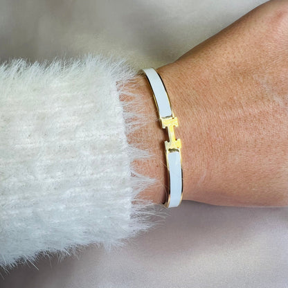 Helena H Bangle White 