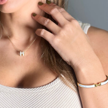 Helena H Bangle White