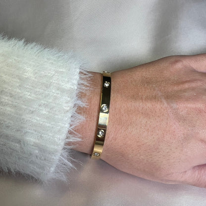 Liliana Love Bangle Gold