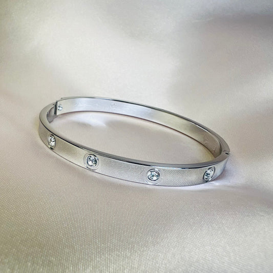 Liliana Love Bangle Silver