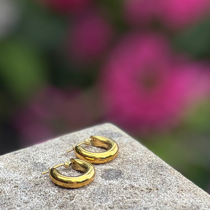 Marianna Gold Hoop Earrings